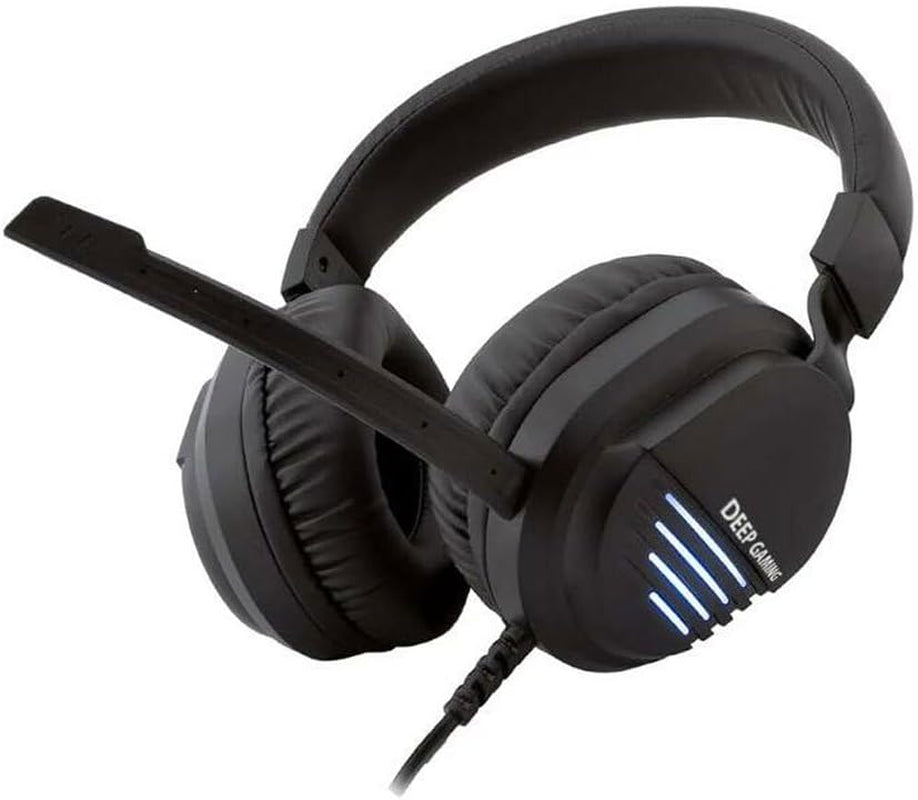 X-Wing 2 Pack Gaming 4 En 1 - Teclado Membrana QWERTY Con Ñ Retroiluminado, Ratón Óptico RGB 7200DPI, Auriculares Con Micrófono, Alfombrilla Antideslizante. Set up Gaming Multiplataforma