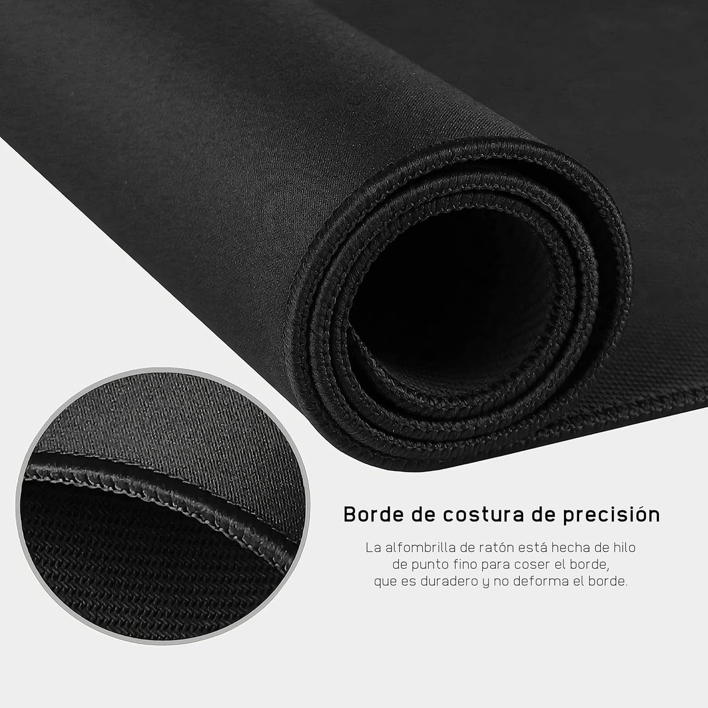 TOVARIN® SUPER Alfombrilla Ratón | Alfombrilla Escritorio EXTRAGRANDE 800X300Mm | Para Teclado Y Ratón BASE ANTIDESLIZANTE | Protector Escritorio | Compatible Con Ratón Láser Y Óptico