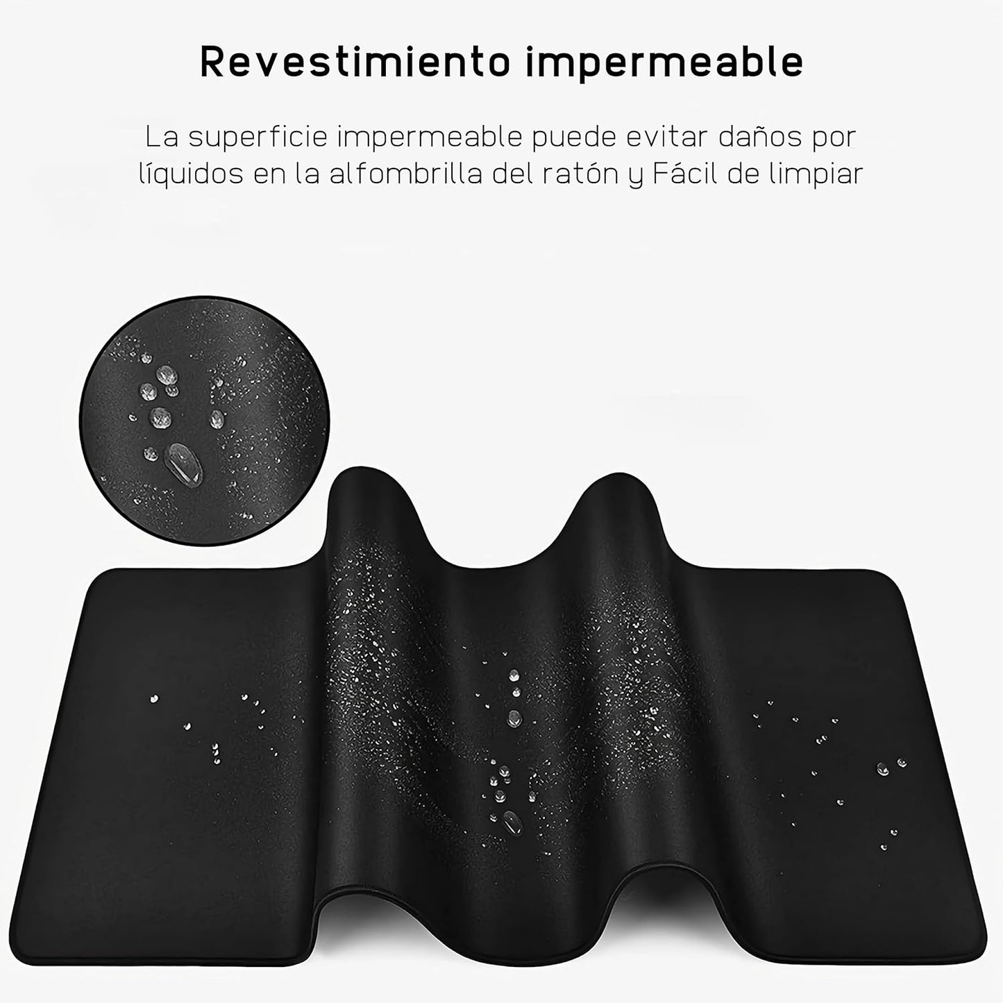 TOVARIN® SUPER Alfombrilla Ratón | Alfombrilla Escritorio EXTRAGRANDE 800X300Mm | Para Teclado Y Ratón BASE ANTIDESLIZANTE | Protector Escritorio | Compatible Con Ratón Láser Y Óptico