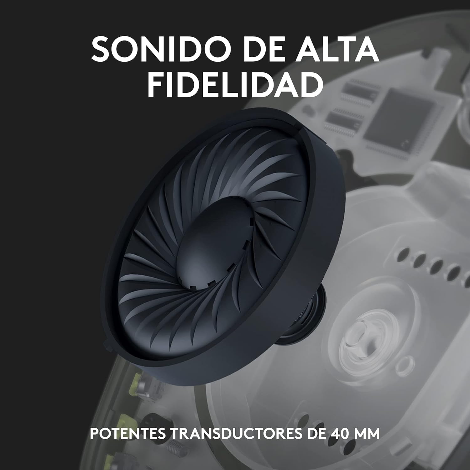 Logitech G G435 Auriculares Inalámbricos LIGHTSPEED Para Gaming, Ligeros, Micrófono Integrado, Batería De 18 Horas, Compatibles Con Dolby Atmos, Bluetooth, PC, PS4, PS5, Móvil, Nintendo Switch - Negro