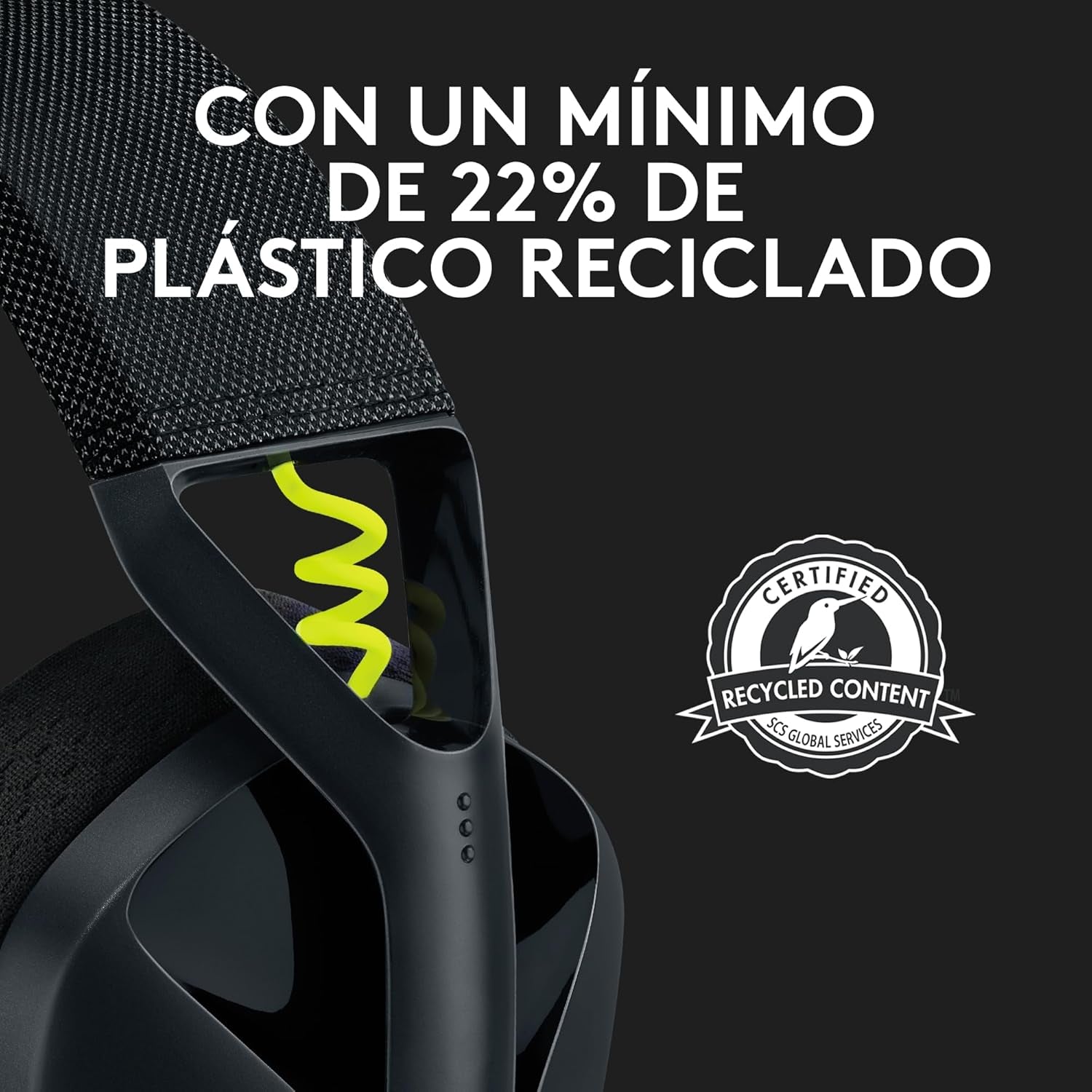 Logitech G G435 Auriculares Inalámbricos LIGHTSPEED Para Gaming, Ligeros, Micrófono Integrado, Batería De 18 Horas, Compatibles Con Dolby Atmos, Bluetooth, PC, PS4, PS5, Móvil, Nintendo Switch - Negro