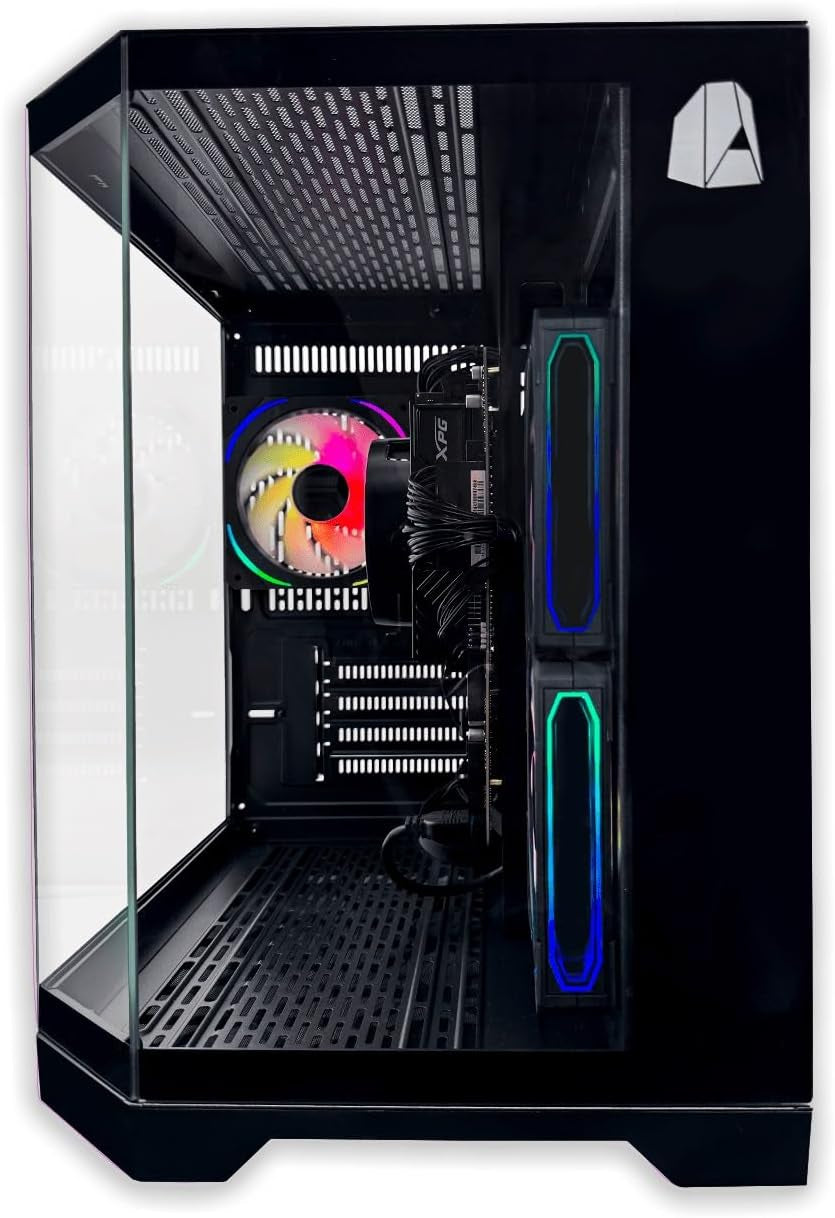 Nitropc - Pack Bronze | PC Gaming Completo (AMD Ryzen 5 4650G 6/12 4.2Ghz, RX Vega 7, RAM 16GB, M.2 1TB, Windows 11 | Wifi, Monitor 24", Teclado, Ratón, Auriculares) Ordenador Sobremesa (Negro)