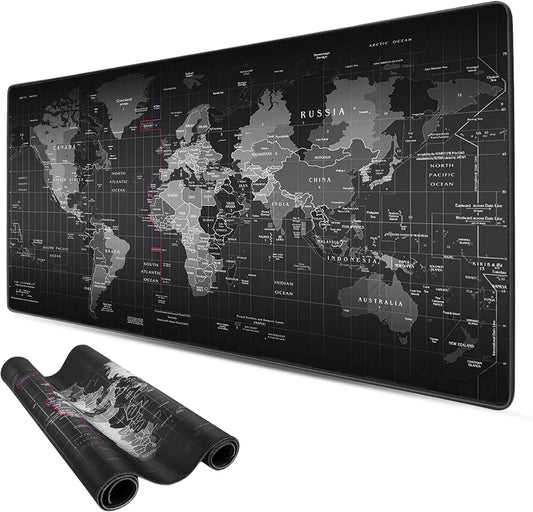 ADM PASS GROUP - Alfombrilla Para Ratón XL, Mousepad XXL 80 X30 Cm Alfombra Gaming Base De Goma Antideslizante PC Tapete Con Microfibras, Accesorios De Oficina. (80Cm X 30Cm)