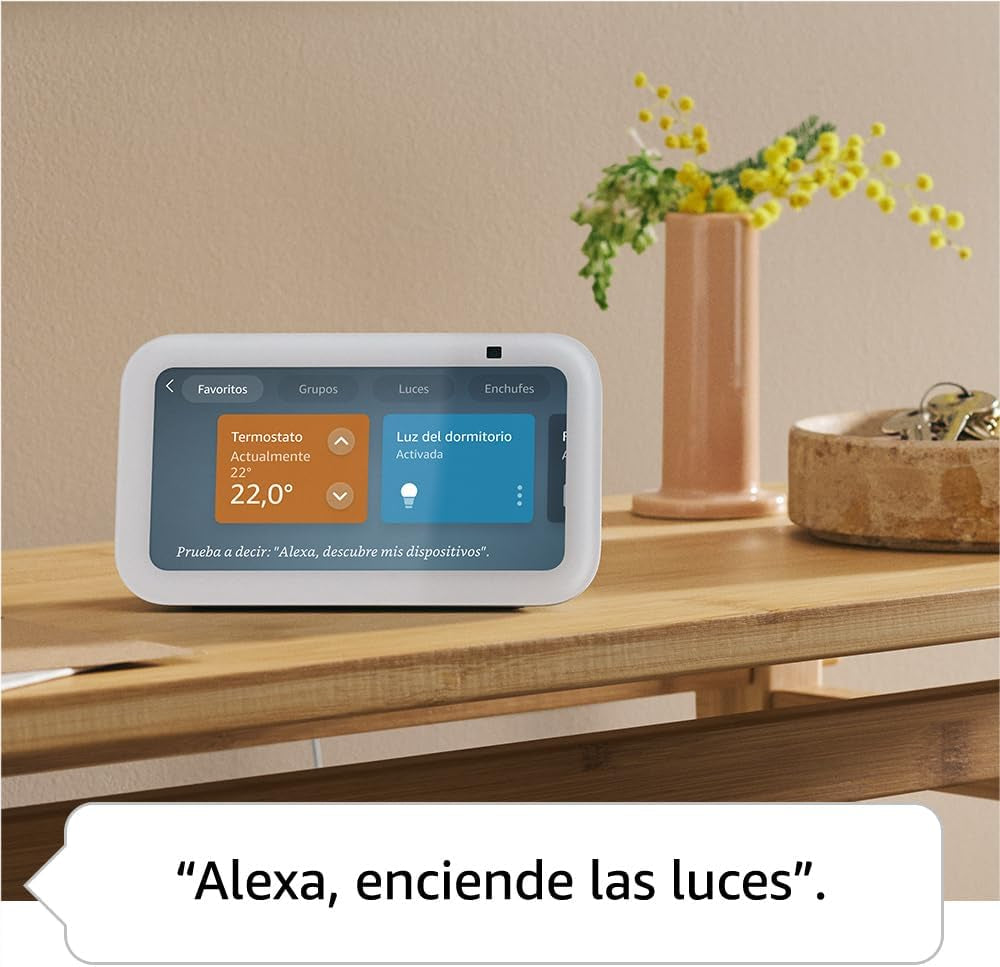 Echo Show 5 (Última Generación) | Pantalla Táctil Inteligente Con Alexa Diseñada Para Controlar Tus Dispositivos De Hogar Digital Y Más | Antracita