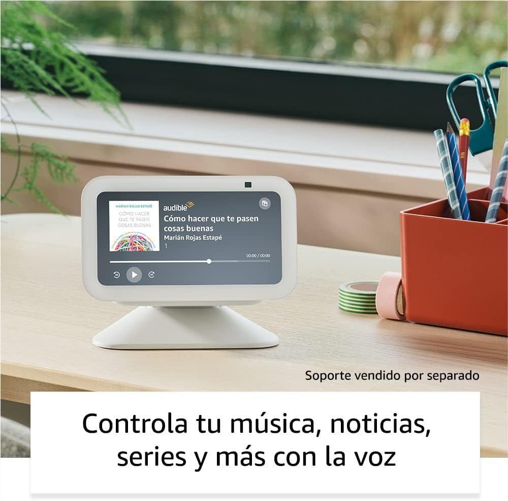 Echo Show 5 (Última Generación) | Pantalla Táctil Inteligente Con Alexa Diseñada Para Controlar Tus Dispositivos De Hogar Digital Y Más | Antracita