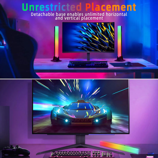Barra De Luces LED, Sincronización De Música RGB, Ambilight Con Mando a Distancia, Retroiluminación De TV De Juegos Que Cambia De Color, Adecuada Para Fotos, Ordenadores Y Decoración De Habitaciones