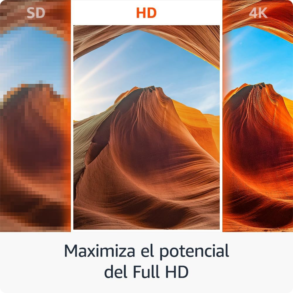 Fire TV Stick HD (Última Generación), Con TV En Directo Gratuita, Mando Por Voz Alexa, Controles De Hogar Digital Y Reproducción En Streaming HD