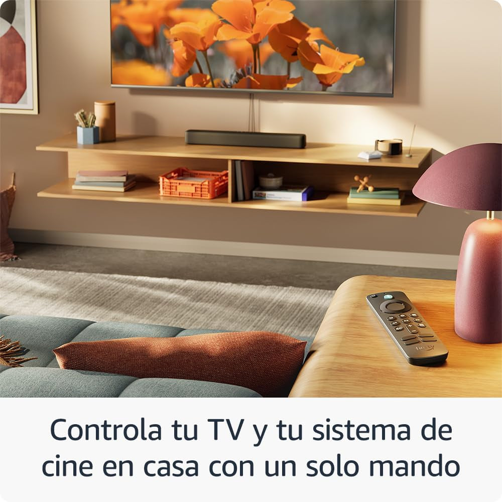 Fire TV Stick HD (Última Generación), Con TV En Directo Gratuita, Mando Por Voz Alexa, Controles De Hogar Digital Y Reproducción En Streaming HD