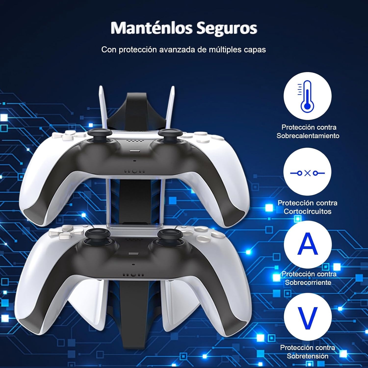 Nexigo Cargador De Controlador PS5 Edición Especial, Estación De Carga Inalámbrica Con Dos Puertos USB C, Base De Carga Rápida USB Dual Para Controlador Sony Playstation 5