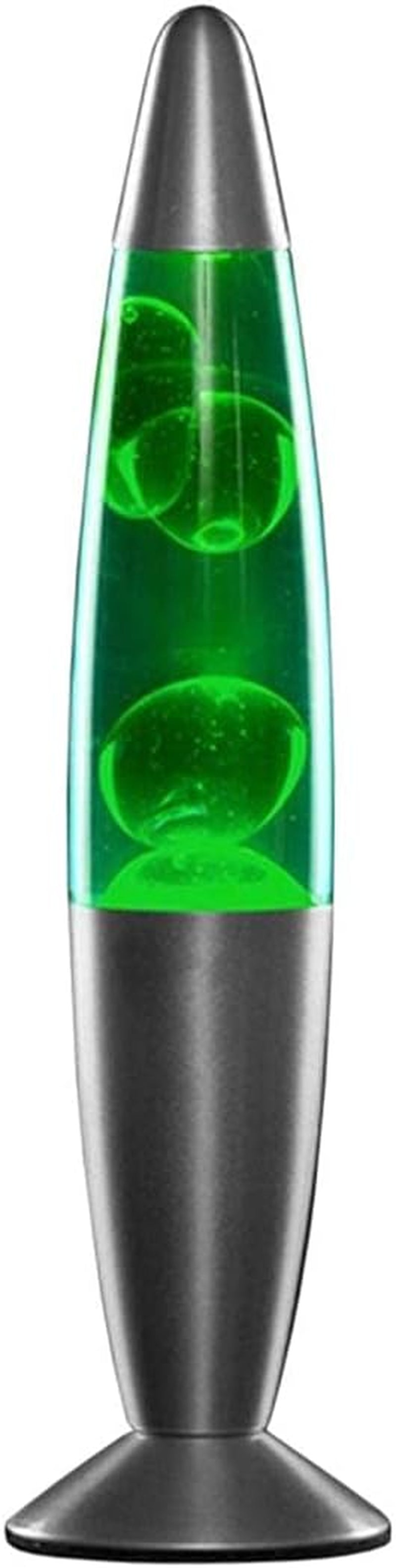 Innovagoods® Lampara De Lava, Lámpara De Lava Relajante, Lamparas De Mesita De Noche, Funciona Con Una Bombilla R39 De 25W, Ideal Para Habitación, Salón, Sala De Estar. (Color Verde)