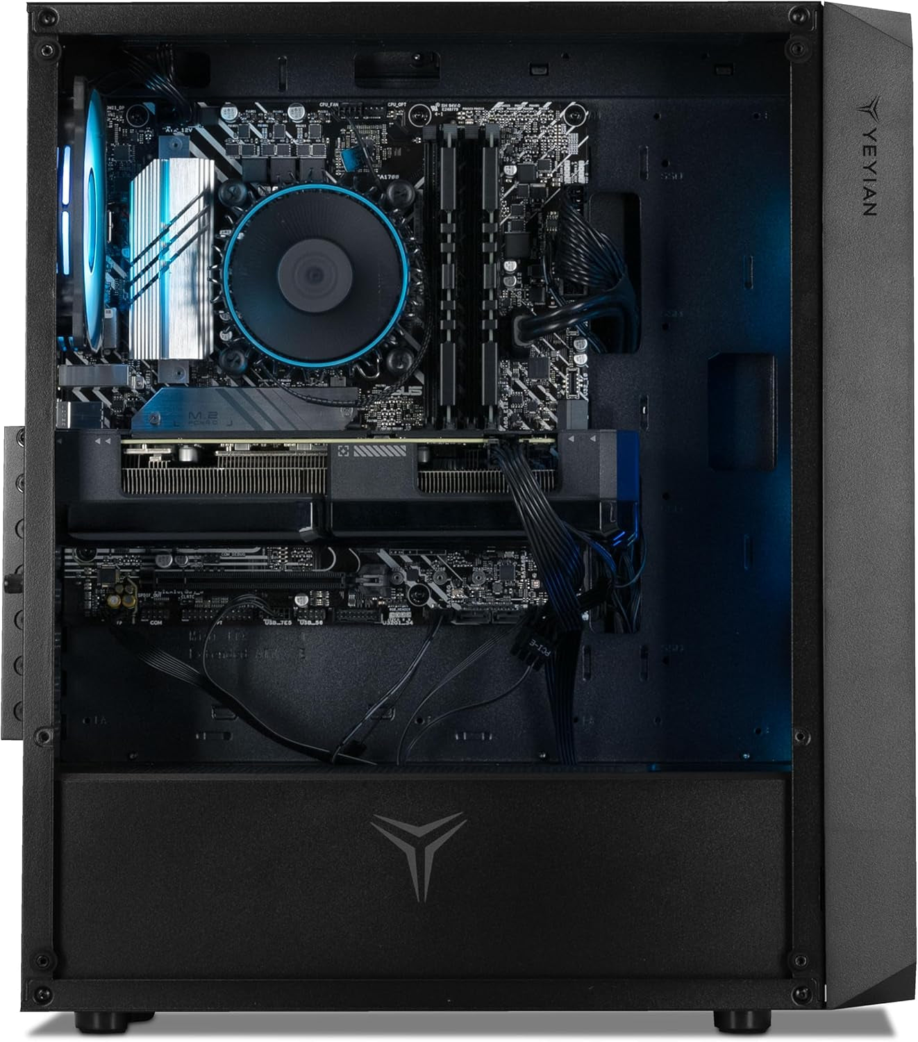 YEYIAN Gaming PC ARGB Intel Core I5 12400F 6 Cores a 4,4 Ghz | Nvidia Geforce RTX 4060 8GB | 16GB DDR5 5600Mhz | 1TB SSD Nvme Gen3 | Wifi 6 + BT 5.2 | LAN 2.5 GB | Win 11 Pro | AI Powered
