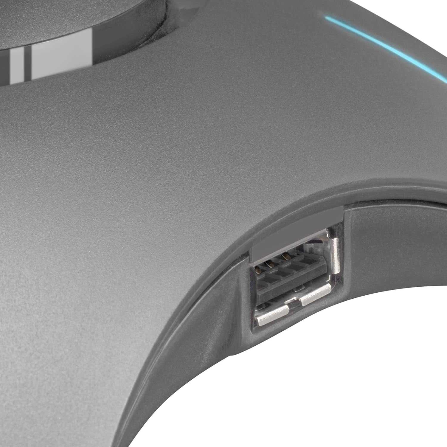 Mars Gaming MHHX, Soporte Para Auriculares Con Iluminación RGB Flow, HUB Con 2 Puertos USB 2.0, Diseño Vertical Compacto, Base Antideslizante Y Curvatura Protectora, Grafito