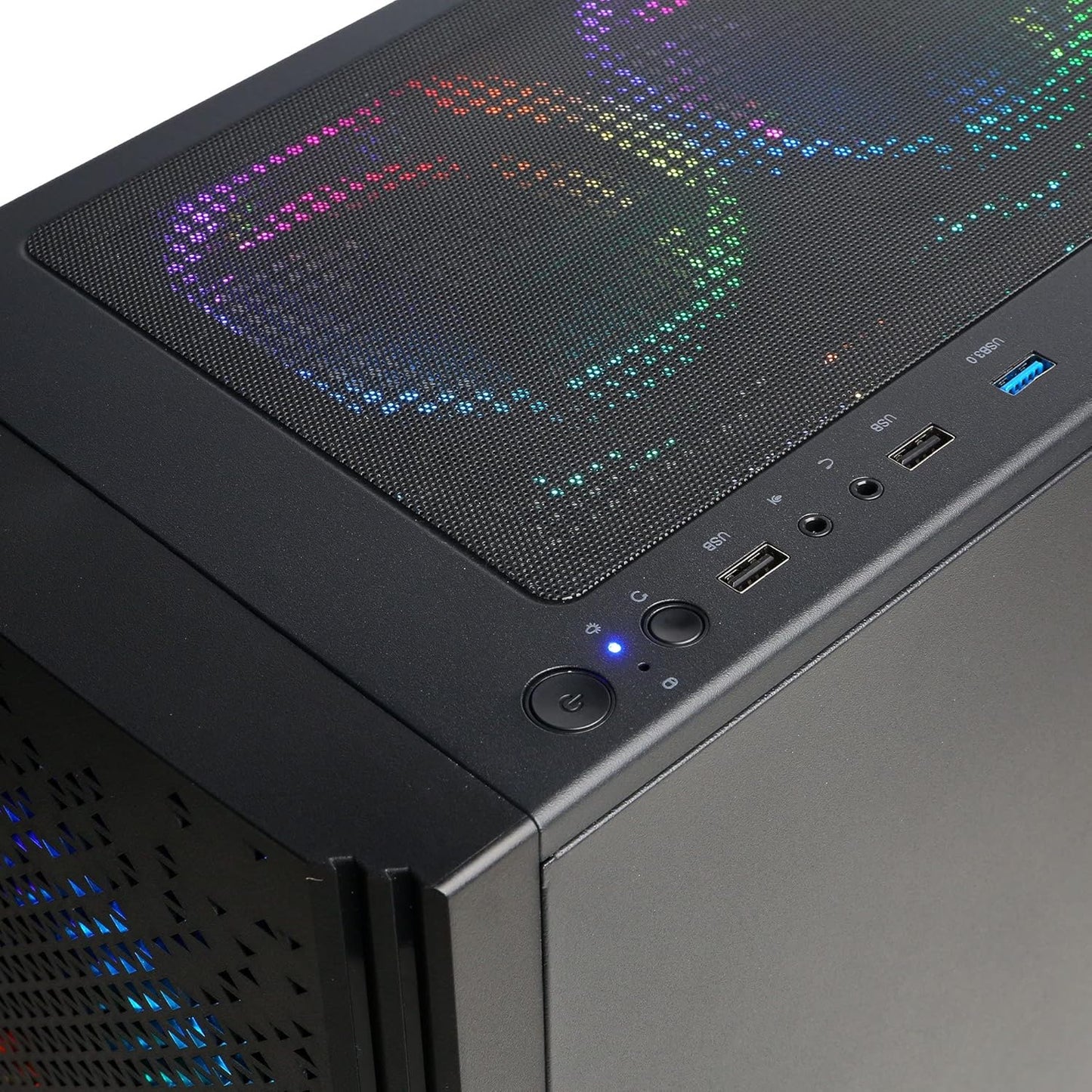CYBERPOWERPC Wyvern Gaming PC - Intel Core I5-12400F, Nvidia RTX 3050, 16GB RAM, 500GB Nvme SSD, 650W 80+ PSU, Wi-Fi, Windows 11, Biaze RGB