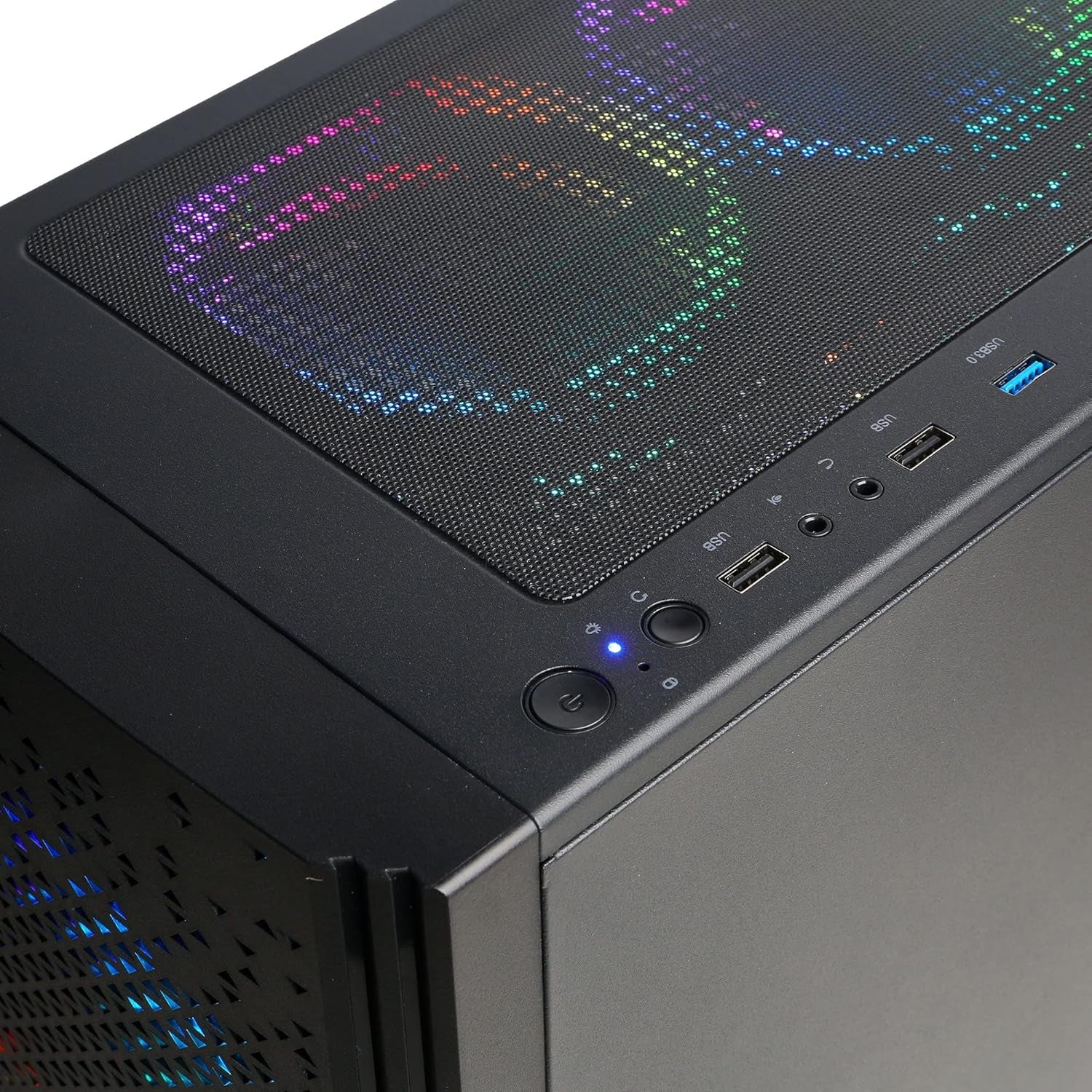 CYBERPOWERPC Wyvern Gaming PC - Intel Core I5-12400F, Nvidia RTX 3050, 16GB RAM, 500GB Nvme SSD, 650W 80+ PSU, Wi-Fi, Windows 11, Biaze RGB