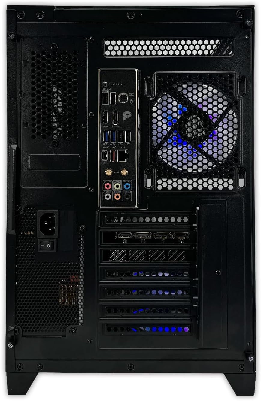Nitropc - Pack Diamond | PC Gaming Completo (Intel Core I7 12700K 12/20 5.0Ghz, RTX 5060 8GB, RAM 32GB, M.2 2TB, Windows 11 | Wifi, Monitor Curvo 27", Teclado, Ratón, Cascos) PC Sobremesa (Negro)