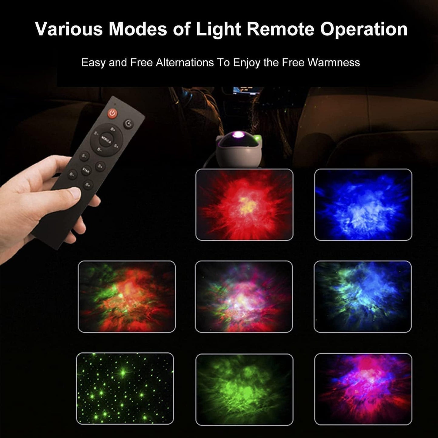 Lámpara Proyector Astronauta Galaxia, Luce Notturna Galaxy, Lampadario a Nebbia Astronauta LED Con Timer E Telecomando… (White Blue)