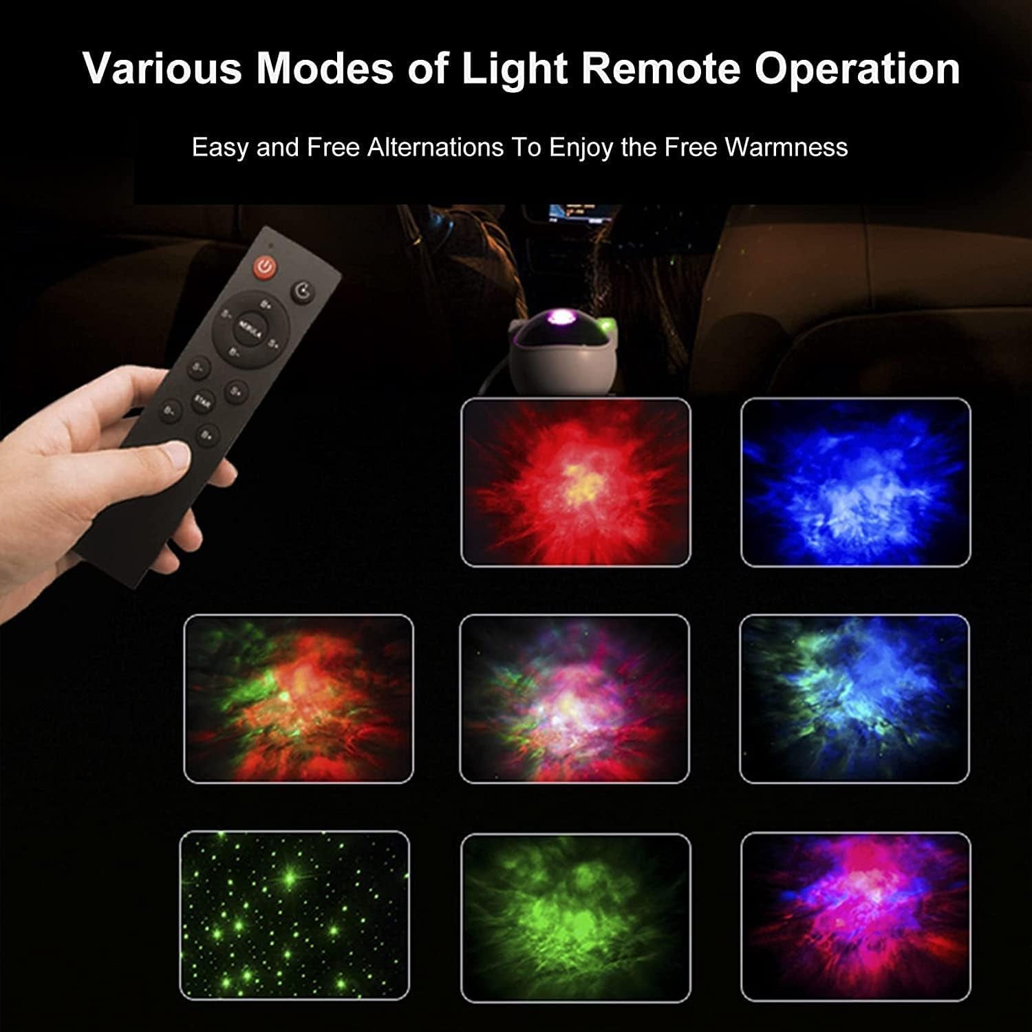 Lámpara Proyector Astronauta Galaxia, Luce Notturna Galaxy, Lampadario a Nebbia Astronauta LED Con Timer E Telecomando… (White Blue)
