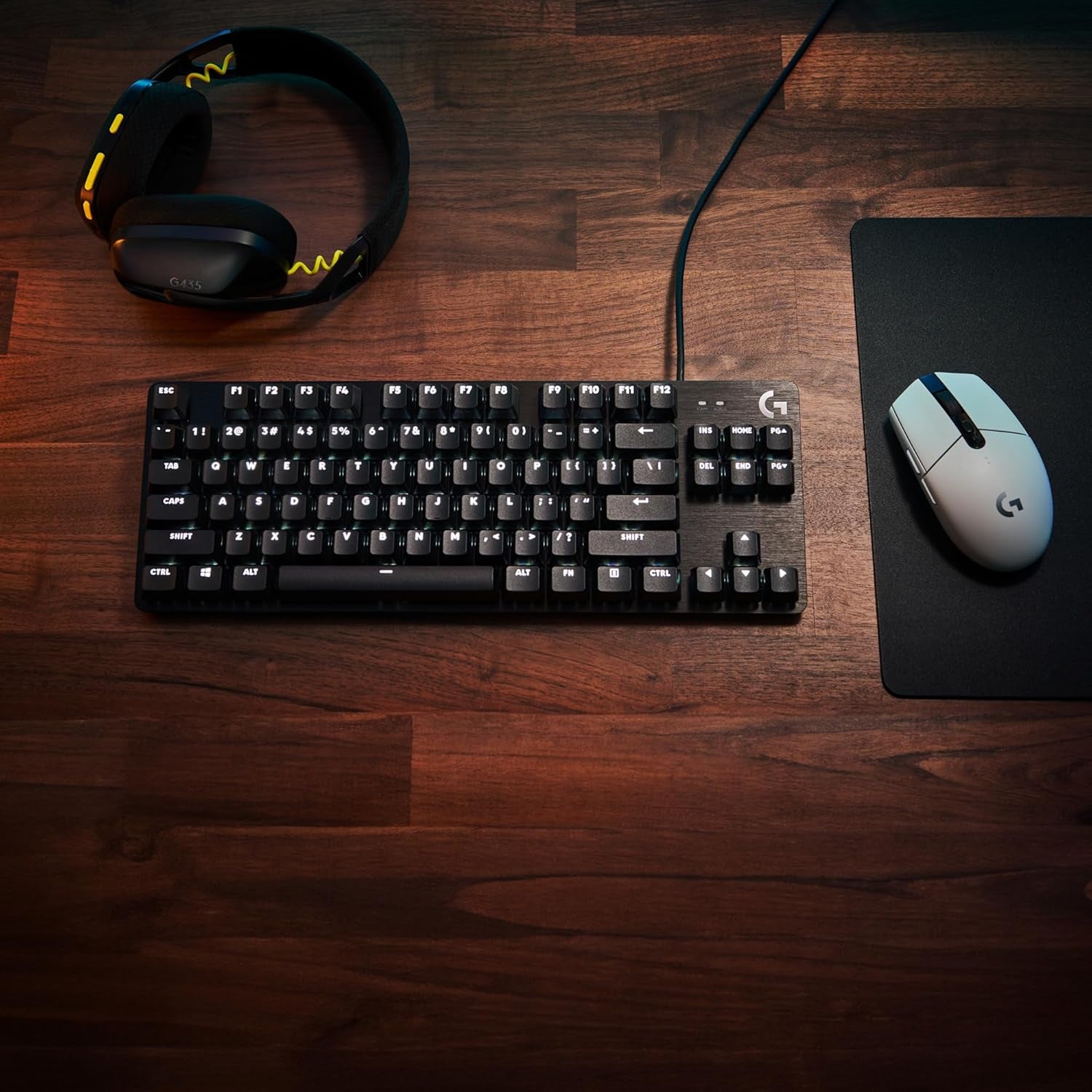 Logitech G G435 Auriculares Inalámbricos LIGHTSPEED Para Gaming, Ligeros, Micrófono Integrado, Batería De 18 Horas, Compatibles Con Dolby Atmos, Bluetooth, PC, PS4, PS5, Móvil, Nintendo Switch - Negro