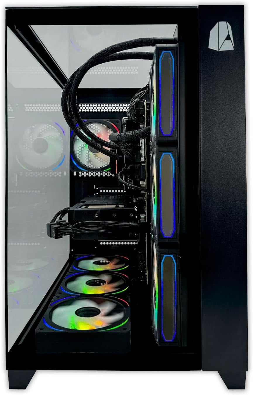 Nitropc - Pack Diamond | PC Gaming Completo (Intel Core I7 12700K 12/20 5.0Ghz, RTX 5060 8GB, RAM 32GB, M.2 2TB, Windows 11 | Wifi, Monitor Curvo 27", Teclado, Ratón, Cascos) PC Sobremesa (Negro)