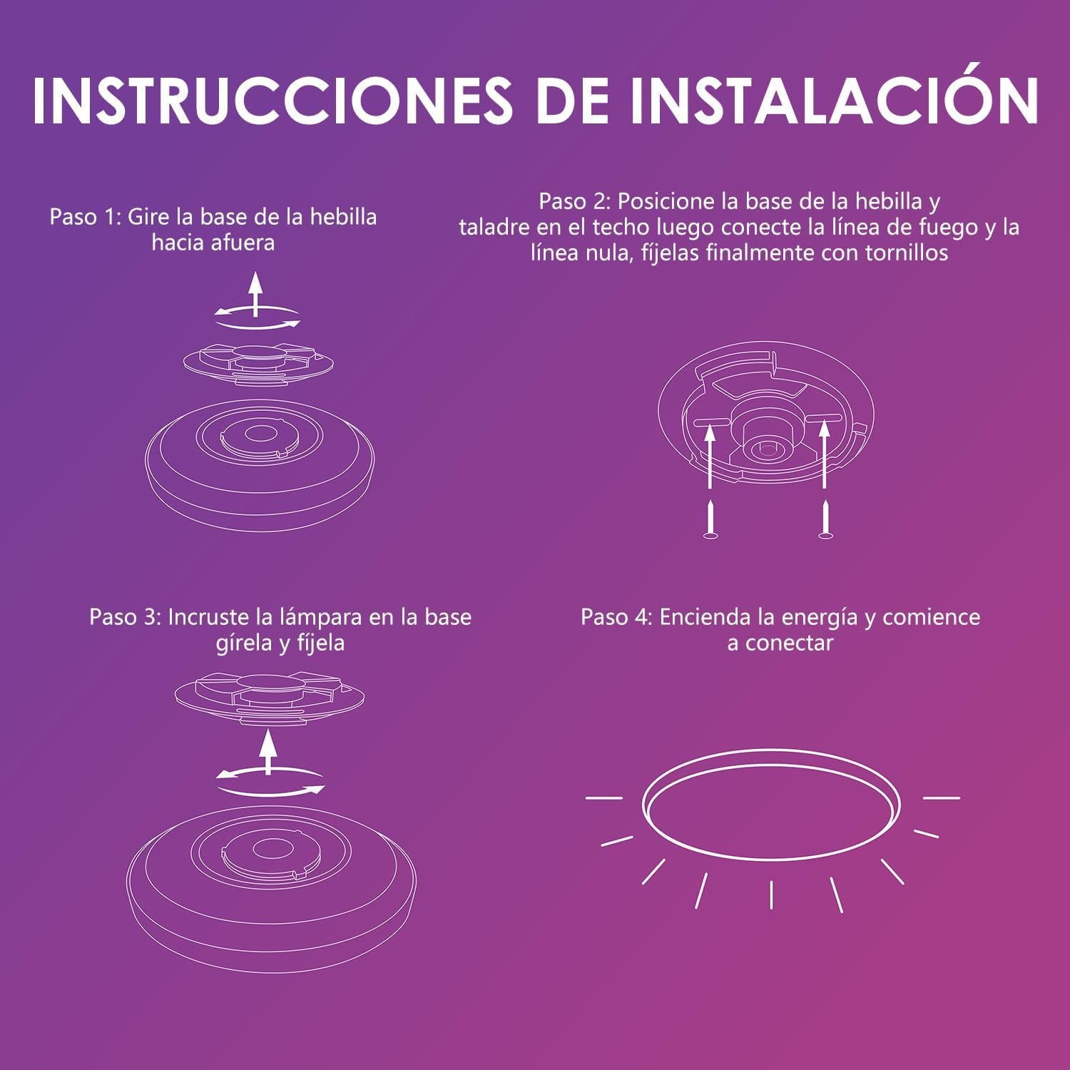 ® Lampara Techo LED 30W, Plafon RGB Redondo 2700K-6500K, Regulable, Compatible Con Alexa, Control APP, Mando a Distancia, Para Dormitorio, Salon, Cocina