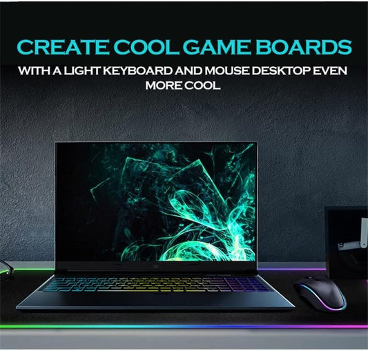 Alfombrilla Ratón RGB, Tapete De Juego Extra Grande, Alfombrilla Raton XXL LED 13 Efectos De Iluminación, Alfombrilla Ratón Gaming Para Gamers, PC Y Portátil (800×300×4Mm)
